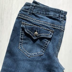 Paisley Sky Skinny Jeans